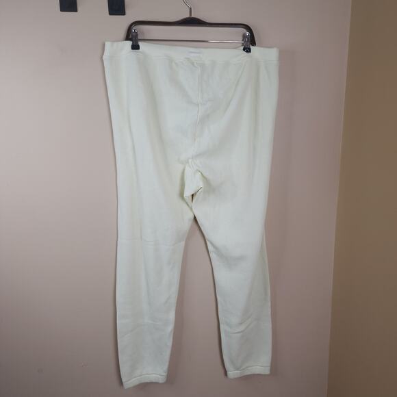 SKIMS Waffle Jogger Lounge Pants in Cream Size 4X - Picture 5 of 8